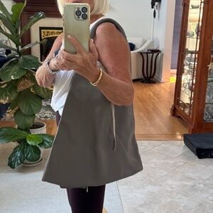 100% Italian leather hobo shoulder bag
